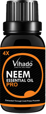 

VIHADO Pure Neem Oil 4X PRO (Azadirachta Indica) 100% Natural Cold Pressed 30ML (PACK OF 1)(30 ml)