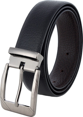 

Pontos Men Casual Black Genuine Leather Belt