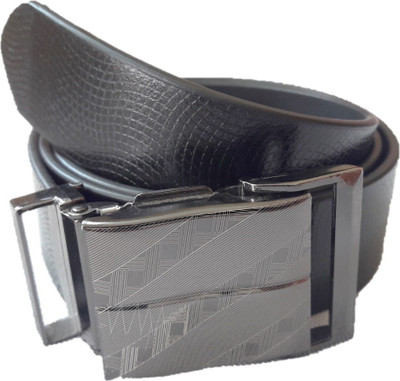

Rockwell fashion Men Casual, Formal, Party Black Genuine Leather Belt, Black3