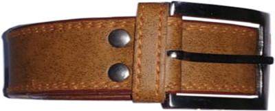

SEE CRAFT Men & Women Formal Tan Artificial Leather Belt, Ten