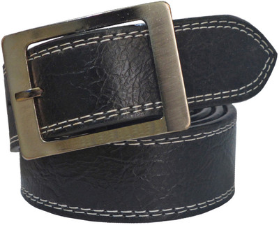 

Sun Shopping Men Formal Black Synthetic Belt