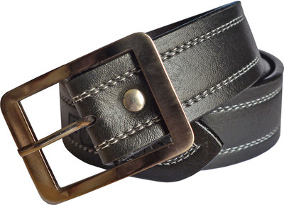 

Sun Shopping Men Formal Black Synthetic Belt