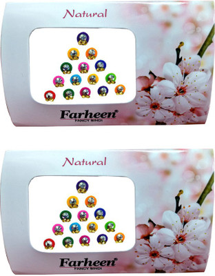 

Farheen NATURAL FOREHEAD Multicolor Bindis(INDIAN FANCY BINDI)