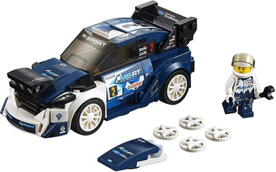 

Lego Ford Fiesta M-Sport WRC (203 Pcs)(Blue, Black, White)