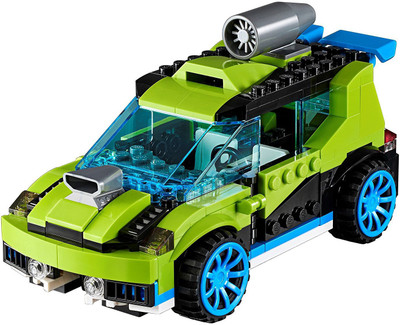 

Lego 31074 Creator Rocket Rally Car (241 Pcs)(Green, Black, Blue)