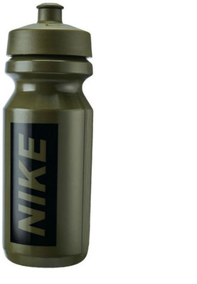 

Nike Big Mouth Graphic Water Bottle 650 ml Sipper(Pack of 1, Black, Green), Olive canvas;black