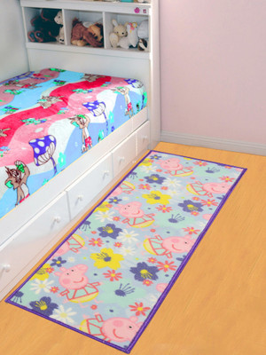 Saral Home Multicolor Polyester Runner(1 ft,  X 4 ft, Rectangle)