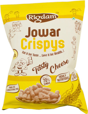 

Rigdam Jowar Roasted Crispys Cheese (Pack of 4 - Each 125gm) Chips(500 g)