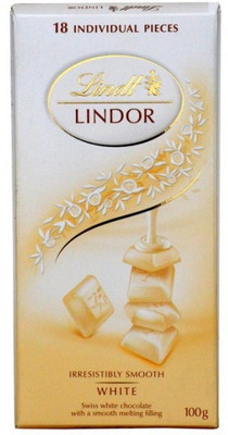 

Lindt IRRESISTIBLY SMOOTH WHITE Bars(100 g)