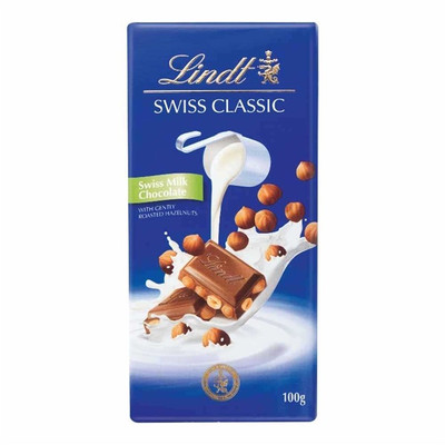 Lindt HAZELNUT & ALMOND Bars(100 g)