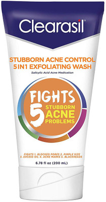 

Clearasil Stubborn Acne Control 5in1 Exfoliating Wash, 6.78 oz(200 ml)
