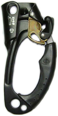 

Vertical Handled Ascender Right Climbing Rope Ascender Climbing Pulley(Black)