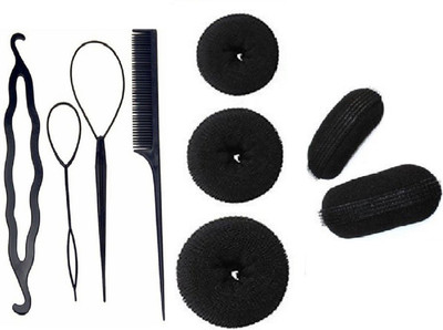 

JAMPAK Hair Accessories Combo set of 9(Set of 09)