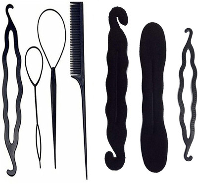 

JAGTEK Hair Combo Of 7 pcs , New Hair Styling tools(Set of 7)