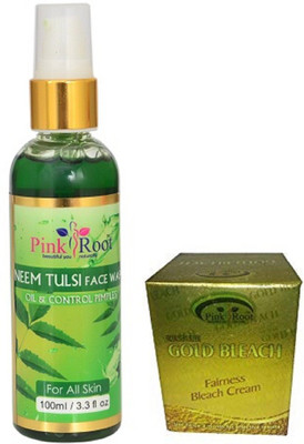 

Pink Root NEEM FACE WASH 100ML WITH GOLD BLEACH(Set of 2)