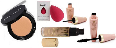 

Fancify Eyelashes, Liquid Foundation, Waterproof Eyeliner & Mascara, Corrector Concealer(Set of 5)