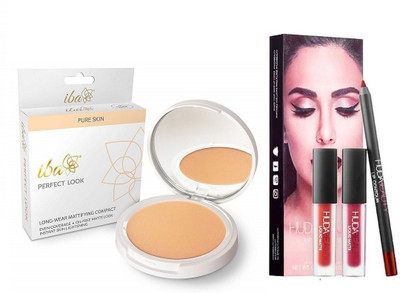 

Iba Halal Care compact with lip counter set(Set of 2)