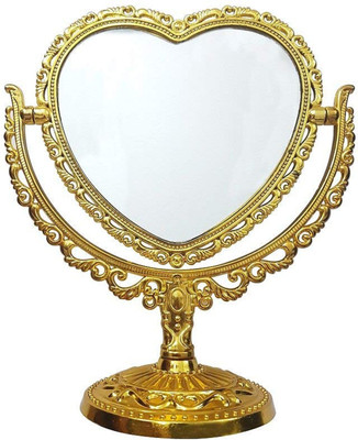 

BOXO New Design Beauty Makeup Cosmetic Mirror And Double Sided Mirror For Home Use, Golden