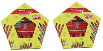 

Camlin 2 Crayon World Gift Set(Multicolor)