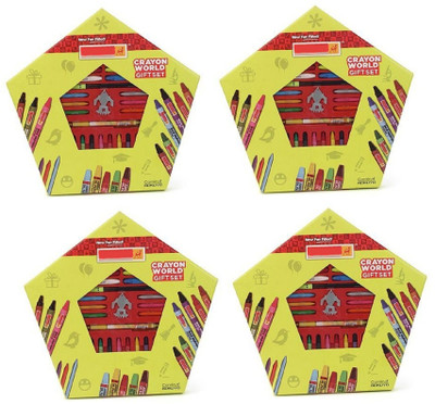 

Camlin 4 Crayon World Gift Set(Multicolor)