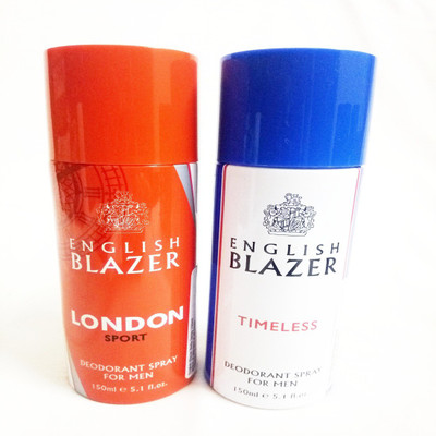 

ENGLISH BLAZER LONDON SPORT AND TIMELESS Deodorant Spray - For Men(300 ml, Pack of 2)