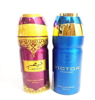 

ARQUS CAESAR AND VICTOR Perfume Body Spray - For Men & Women(400 ml, Pack of 2)