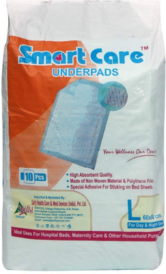 

Smart Care Under Sheets Large Size 60 * 90Cm For Day & Night Use 30 Pcs Adult Diapers - L(30 Pieces)
