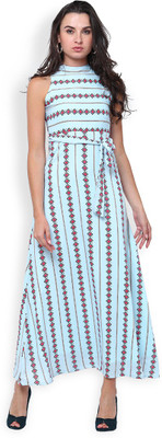 Tokyo Talkies Women Maxi Blue Midi/Calf Length Dress