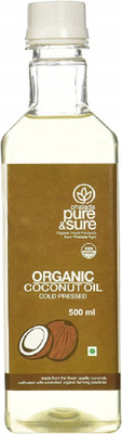 

Pure & Sure Organic Coconut Oil Plastic Bottle(500 ml)