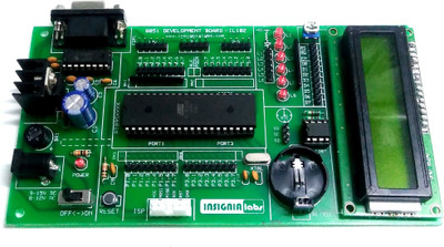 

INSIGNIA LABS 8051 DEVELOPMENT BOARD WITH LCD AND DS1307 CLOCK Educational Electronic Hobby Kit