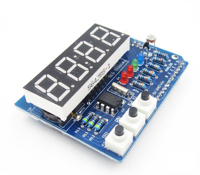 

xcluma Real Time Clock Shield Digital Tube Module Thermal RTC TM1636 DS1307 For Arduino Electronic Components Electronic Hobby Kit