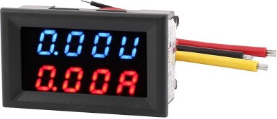 

xcluma DIGITAL 4 BIT DC 200V 0-10A VOLTMETER AMMETER PANEL RED BLUE LED Electronic Components Electronic Hobby Kit