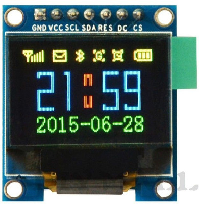 

xcluma 0.95 inch full color OLED Display module 96x64 Resolution SPI Parallel Interface SSD1331 Electronic Components Electronic Hobby Kit