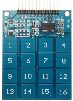 

xcluma TTP229 16 CHANNEL DIGITAL CAPACITIVE TOUCH SENSOR FOR ARDUINO Electronic Components Electronic Hobby Kit