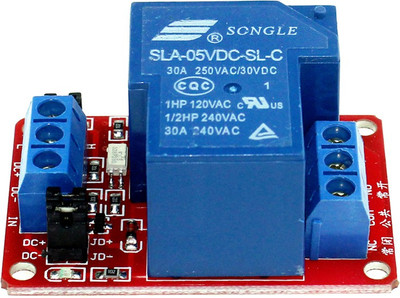 

xcluma 5V 30A 1-Channel Relay Module w Optocoupler High Low Level Trigger Electronic Components Electronic Hobby Kit