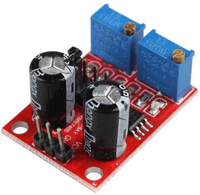 

xcluma NE555 PULSE FREQUENCY | DUTY CYCLE ADJUSTABLE MODULE| SQUARERECTANGULAR WAVE SIGNAL GENERATOR Electronic Components Electronic Hobby Kit