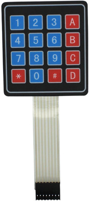 

xcluma 4x4 MATRIX KEYBOARD SWITCH FILM| BUTTON CONTROL PANEL | SCM EXTENDED Electronic Components Electronic Hobby Kit