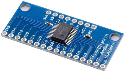 

xcluma CD74HC4067 16CHANNEL ANALOG DIGITAL MULTIPLEXER BREAKOUTBOARD Electronic Components Electronic Hobby Kit
