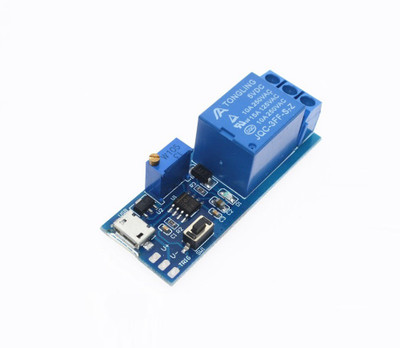 

xcluma 5V-30V Delay Relay Timer Module Trigger Delay Switch Micro USB Power Adjustable Relay Module Electronic Components Electronic Hobby Kit