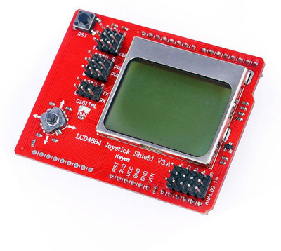 

xcluma Arduino LCD 4884 LCD expansion board rocker Joystick Shield v2.0 Electronic Components Electronic Hobby Kit