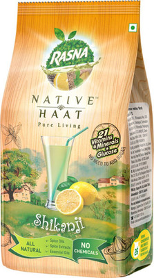

Rasna Native Haat - Shikanji - 500 g Energy Drink(2x250 g, Shikanji Flavored)