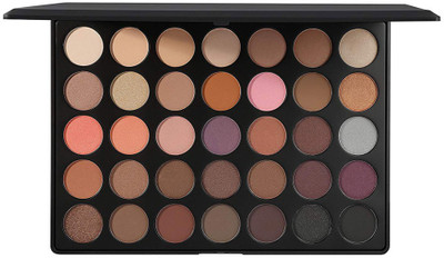 

Morphe Pro 35 Color Eyeshadow Palette Warm 35W - Professional matte powder makeup palette with intense pigment 14 g(Warm)