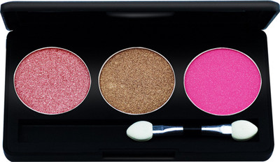 

glamgals 3 Color Diamond Eye shadow Kit (Magenta,Brown,Pink) 9 g(multi)