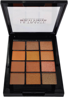 

One Personal Care 12 in 1 Ultimate Multi Finish Eye Shadow Palette (HF1003-03) 10 g(Multicolor, Brown, Beige, Pink, Gold)