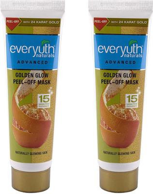 

EVERYUTH NATURALS Golden Glow Peel-Off Mask 90g Combo of 2(180 g)