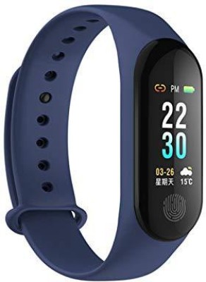 

Life Like M3 PLUS IP67 Waterproof Blood Pressure Sleep Heart Rate Wristband Pedometer Fitness Band(Blue), Navy blue