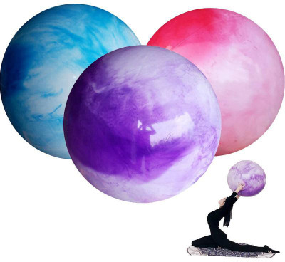 FITGURU Cloud Ball,(Colour Grey & Size:65cm) Use for Yoga, Exercise, Gym, Exercise ,Cloud Gym Ball(With Pump)