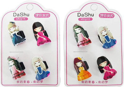 

Bueno Barbiee Theme Hair Clips/ Accessories For Girls, Hair Pins For Little Toddlers, Party Wear And House Use Pins, Pack Of 1 Hair Clip(Multicolor)