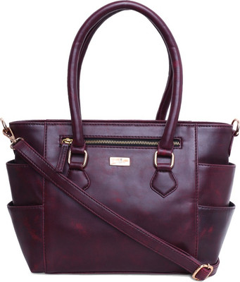 

Yelloe Hand-held Bag(Maroon)