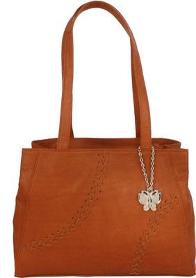

Butterflies Hand-held Bag(Tan)